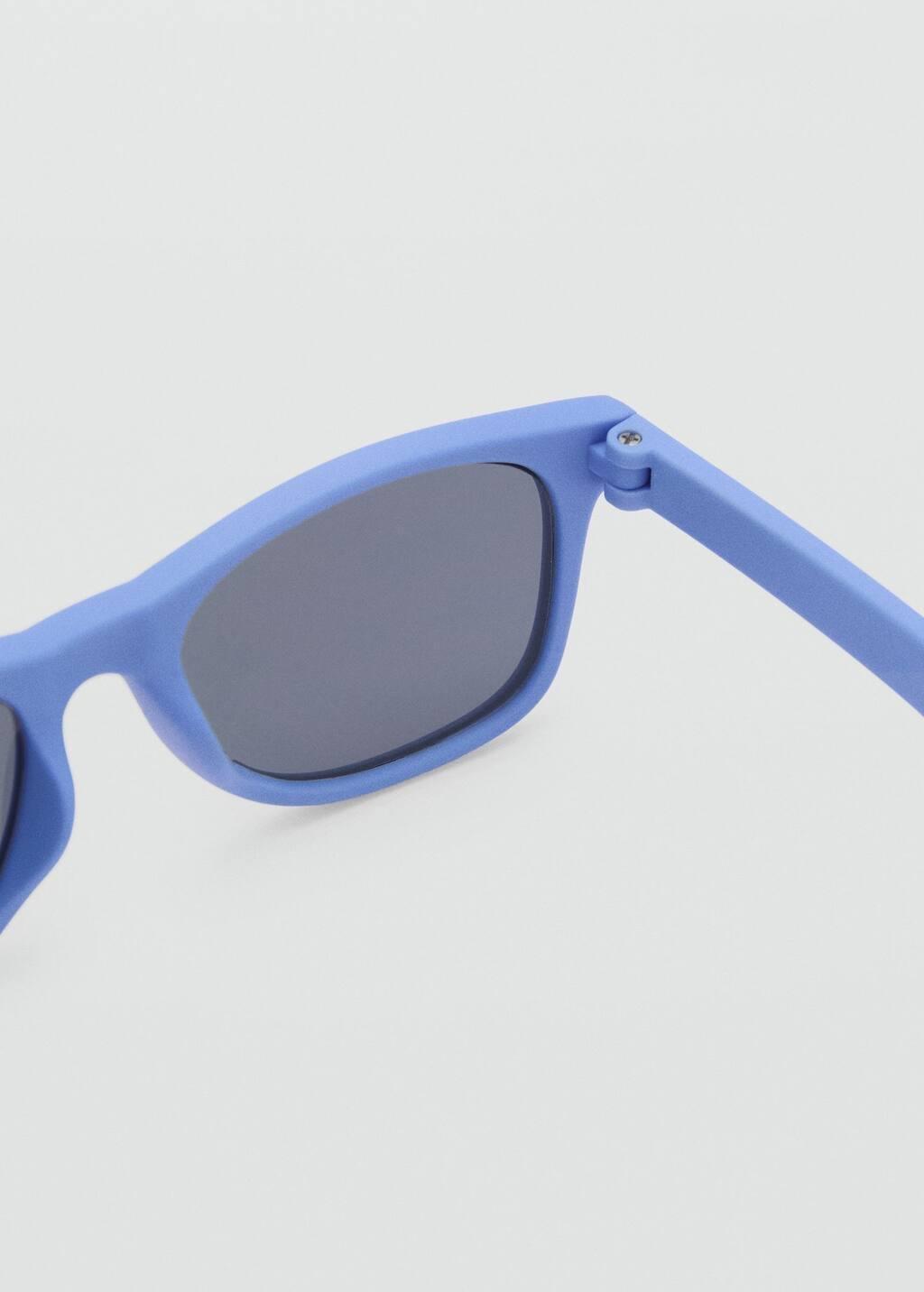 Blue Rectangular Sunglasses, Baby Boy, Medium Blue, large image number 1