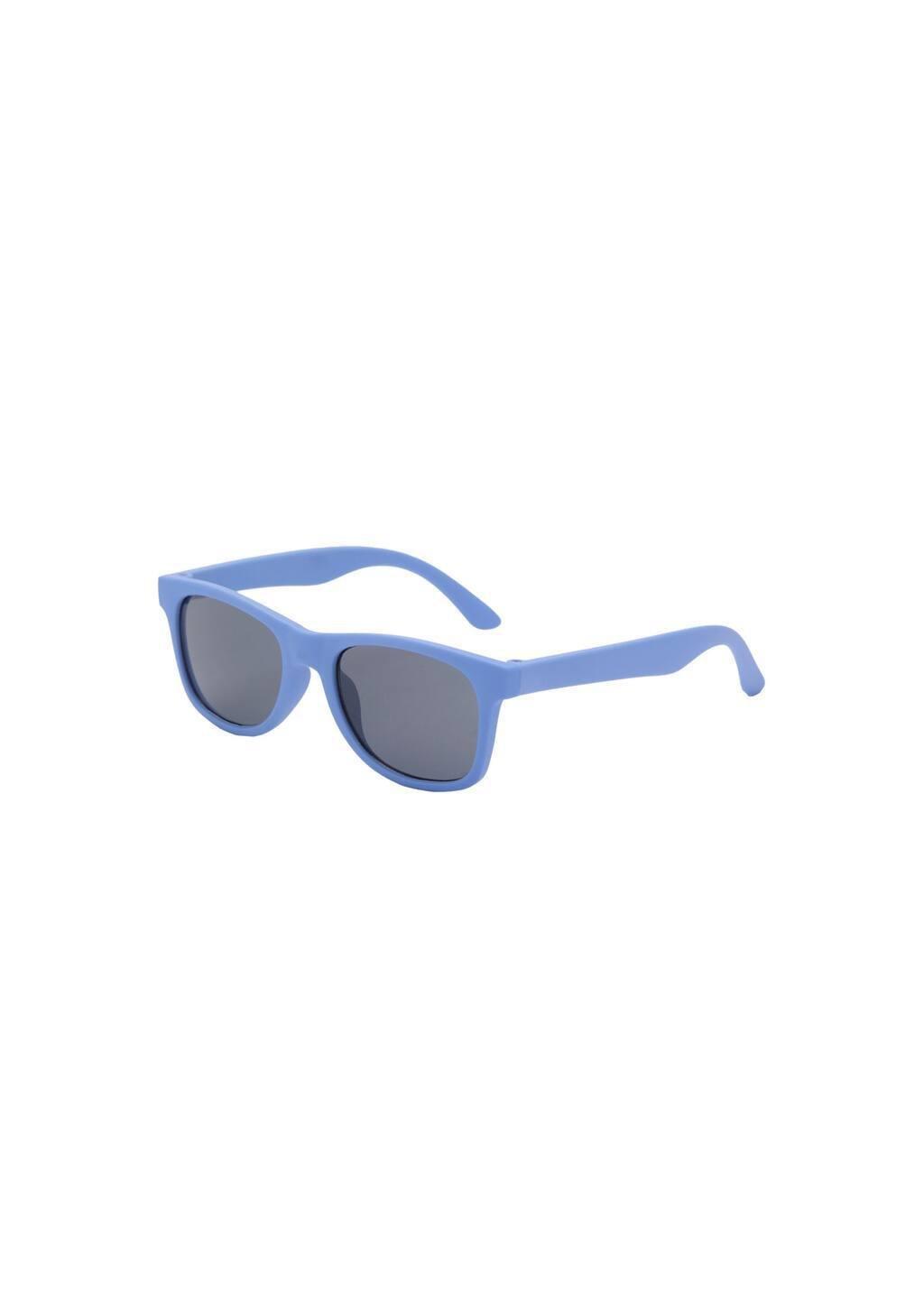 Blue Rectangular Sunglasses, Baby Boy, Medium Blue, large image number 2
