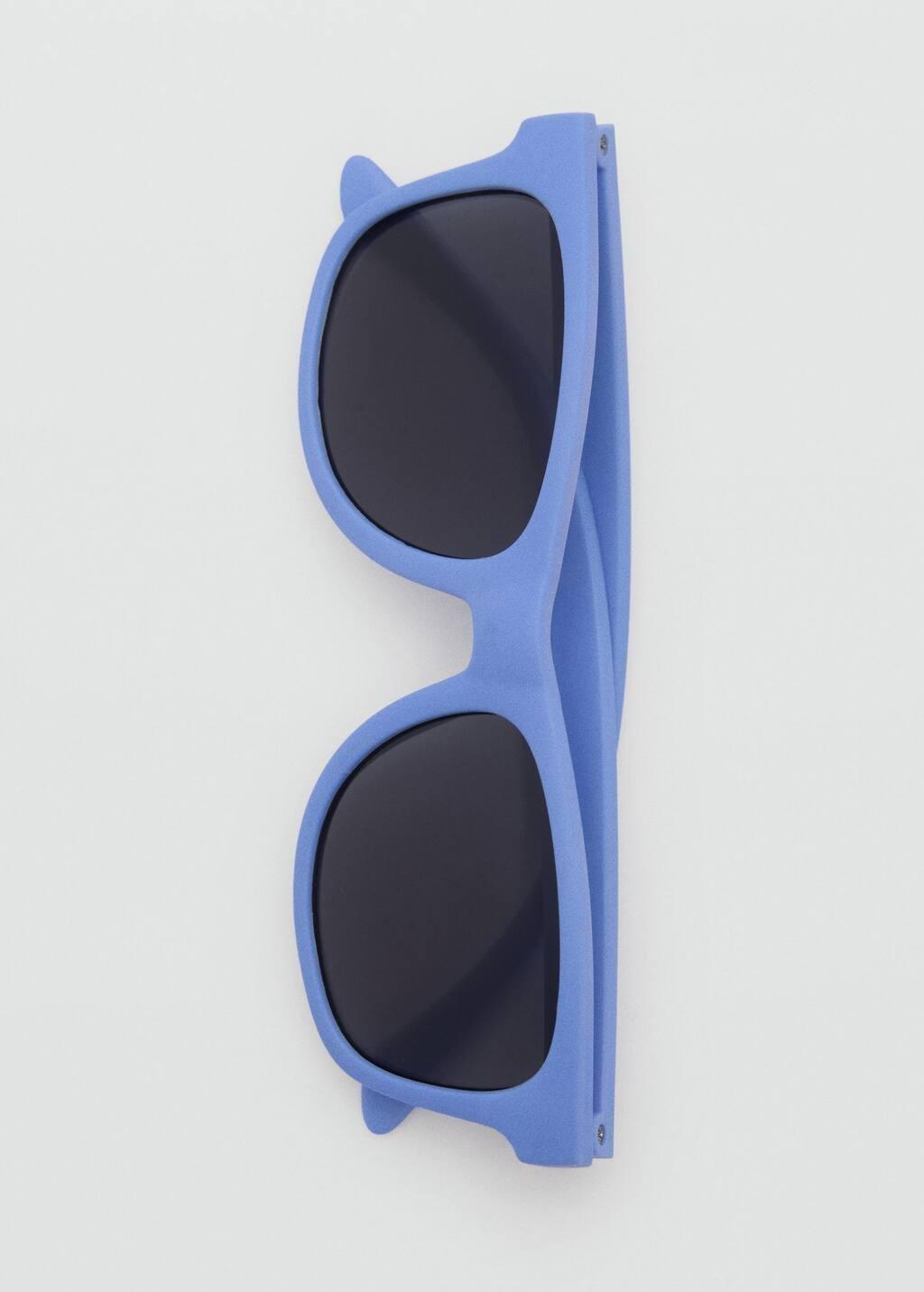 Blue Rectangular Sunglasses, Baby Boy, Medium Blue, large image number 3