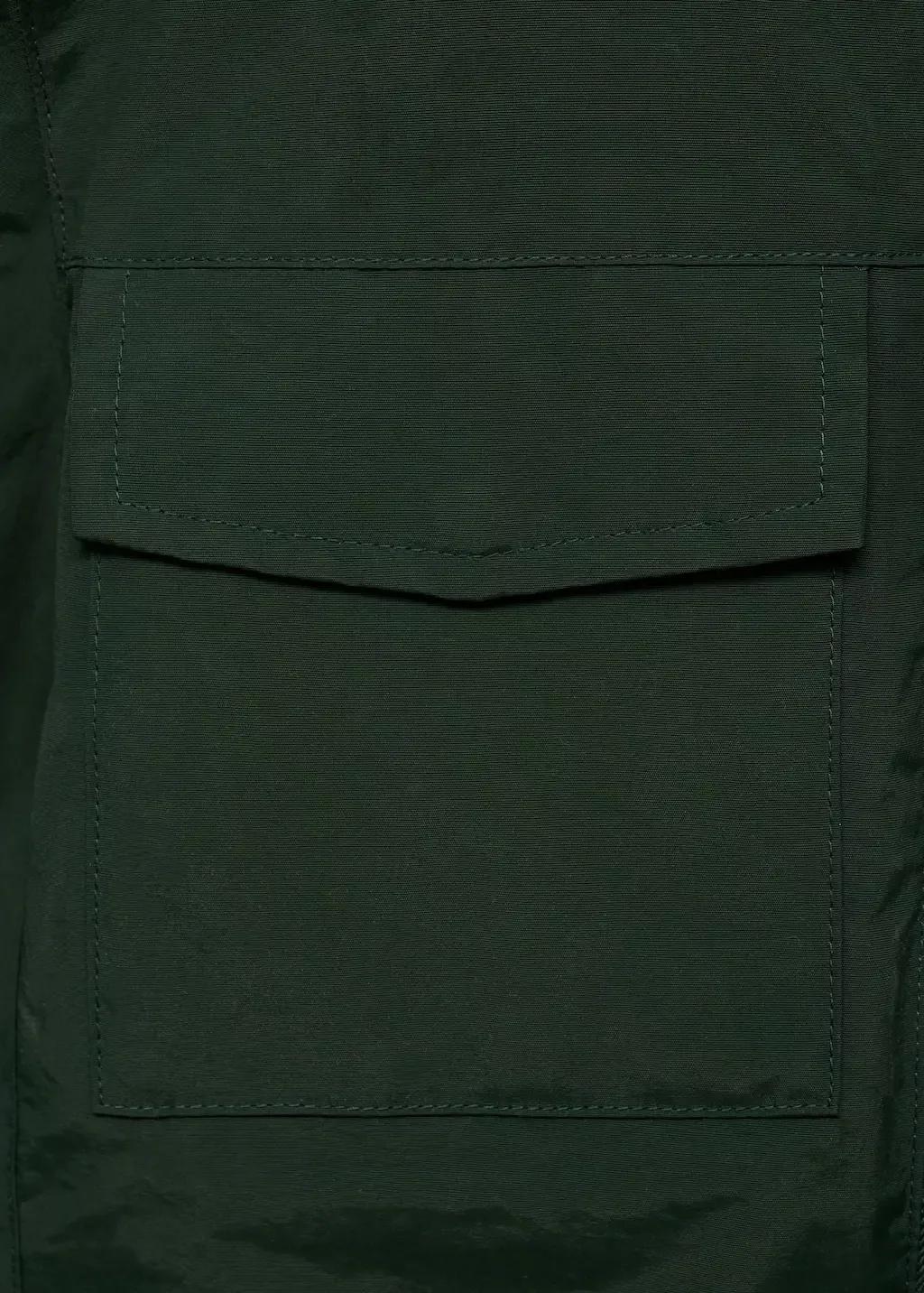 Green Hooded Water-Repellent Parka, Kids Boy, , large image number 3