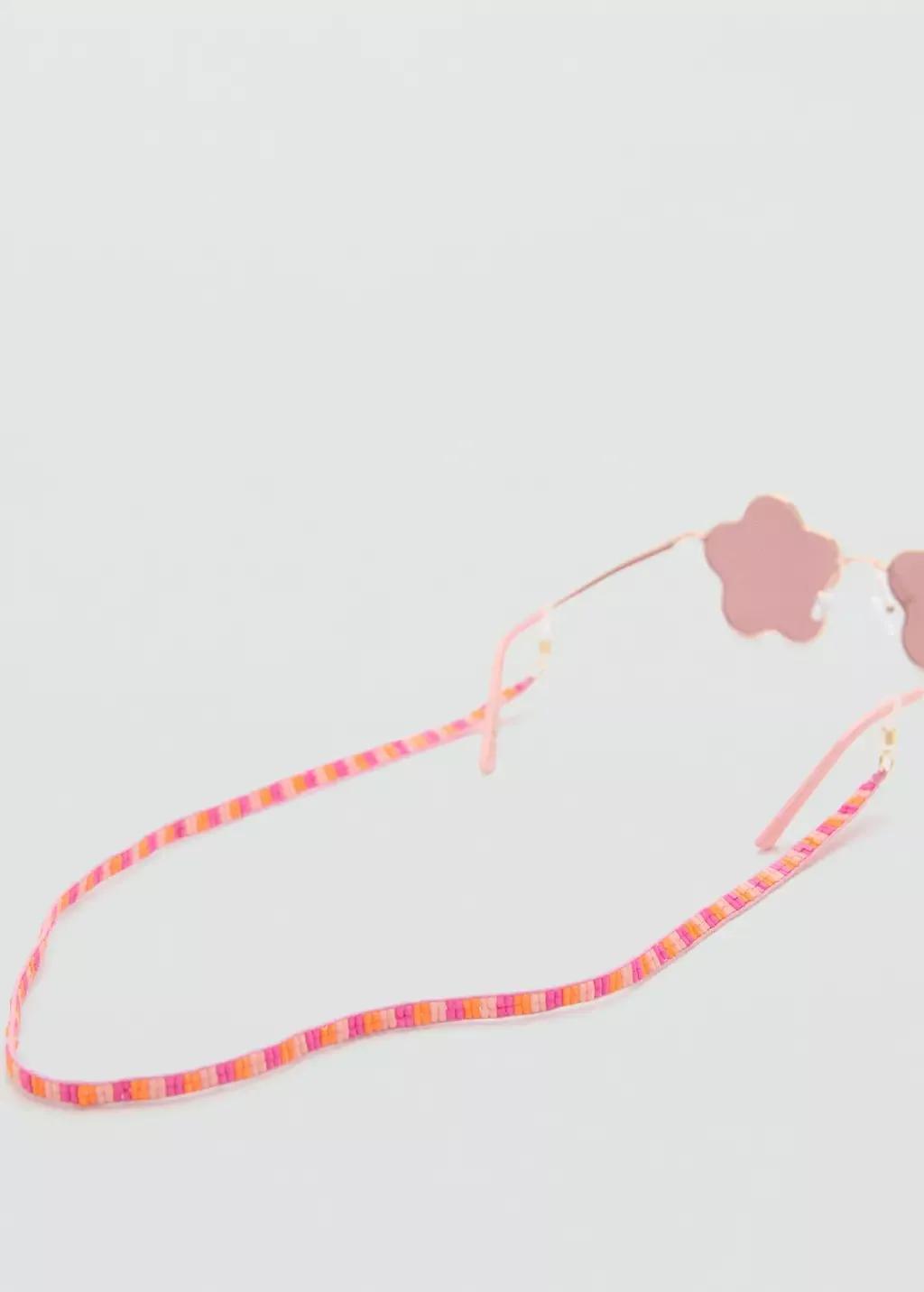 Pink Glasses Cord, Kids Girl, Pink, medium