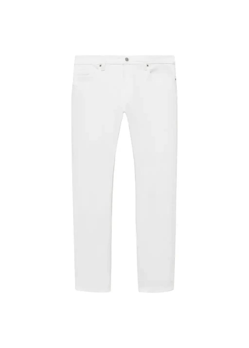 White Slim Fit White Jan Jeans, , large image number 2