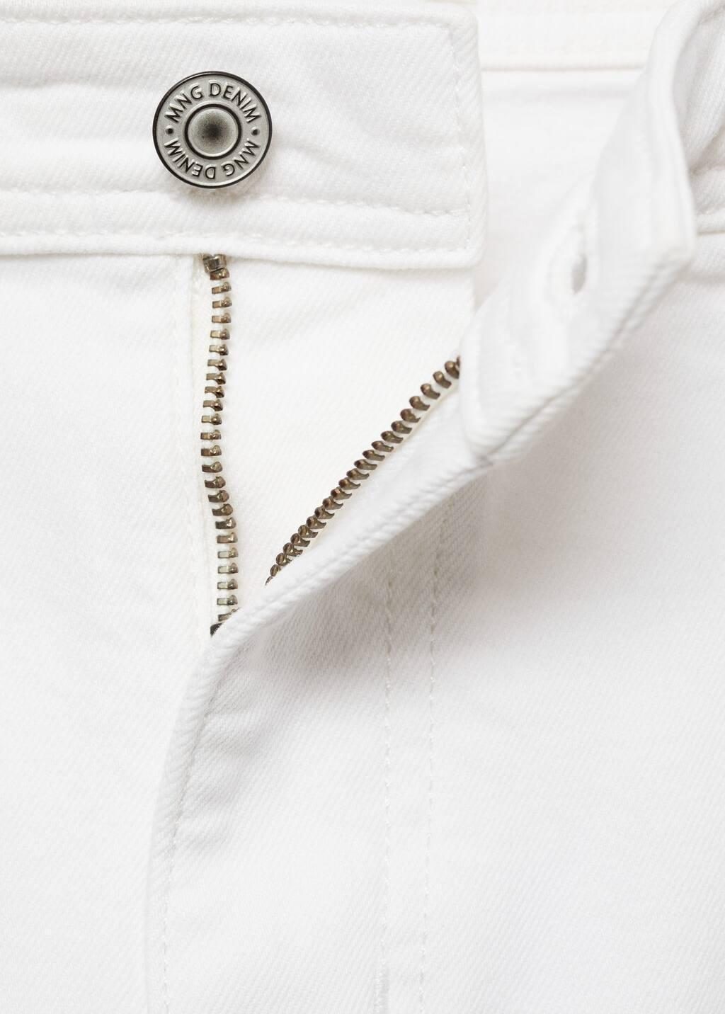 White Slim Fit White Jan Jeans, , large image number 6