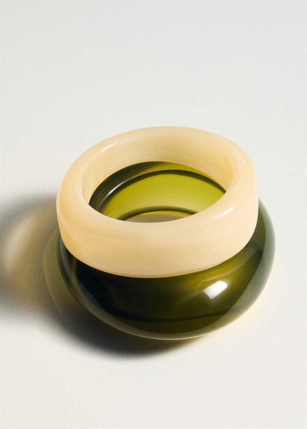 Green Set of 2 Bracelet Set, Green, large image number 1