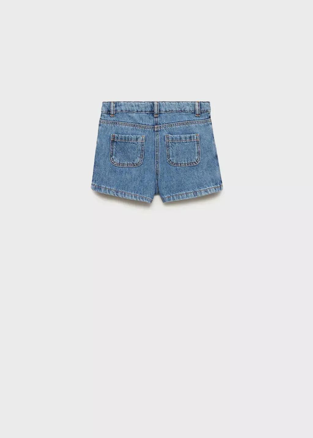 Blue Denim Skort, Baby Girl, , large image number 0