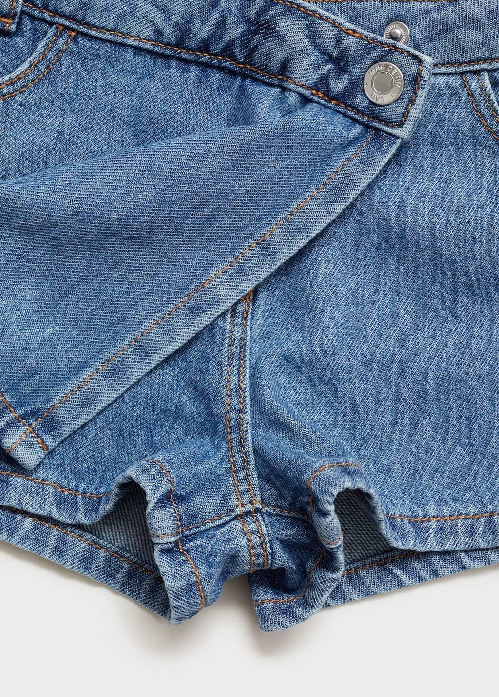 Blue Denim Skort, Baby Girl, , large image number 1