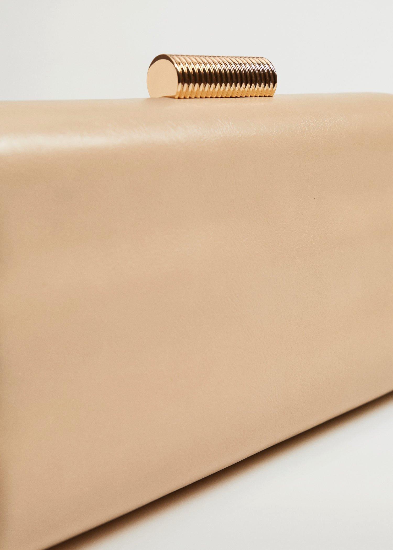Light Pastel Pink Box Clutch With Chain, Women, , large image number 3