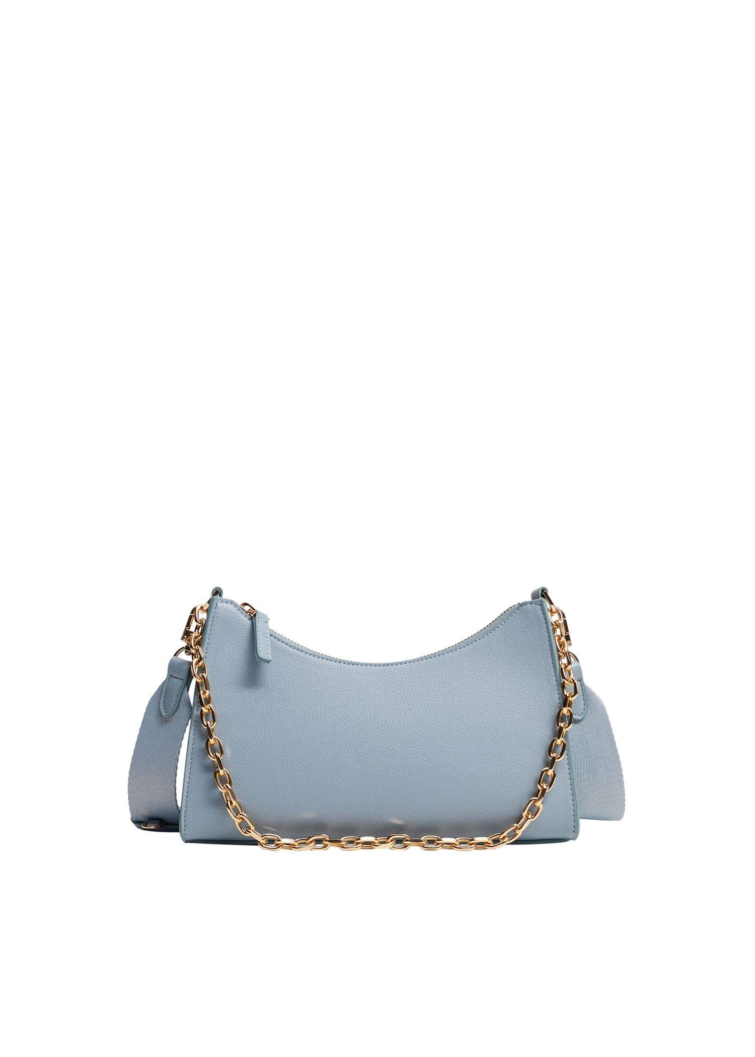 Medium Blue Crossbody Bag With Chain, Women, , large image number 2