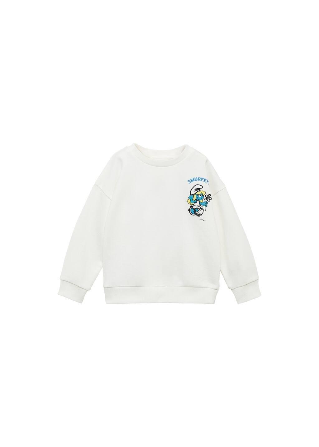 White Smurfette Sweatshirt, Baby Girl, , medium