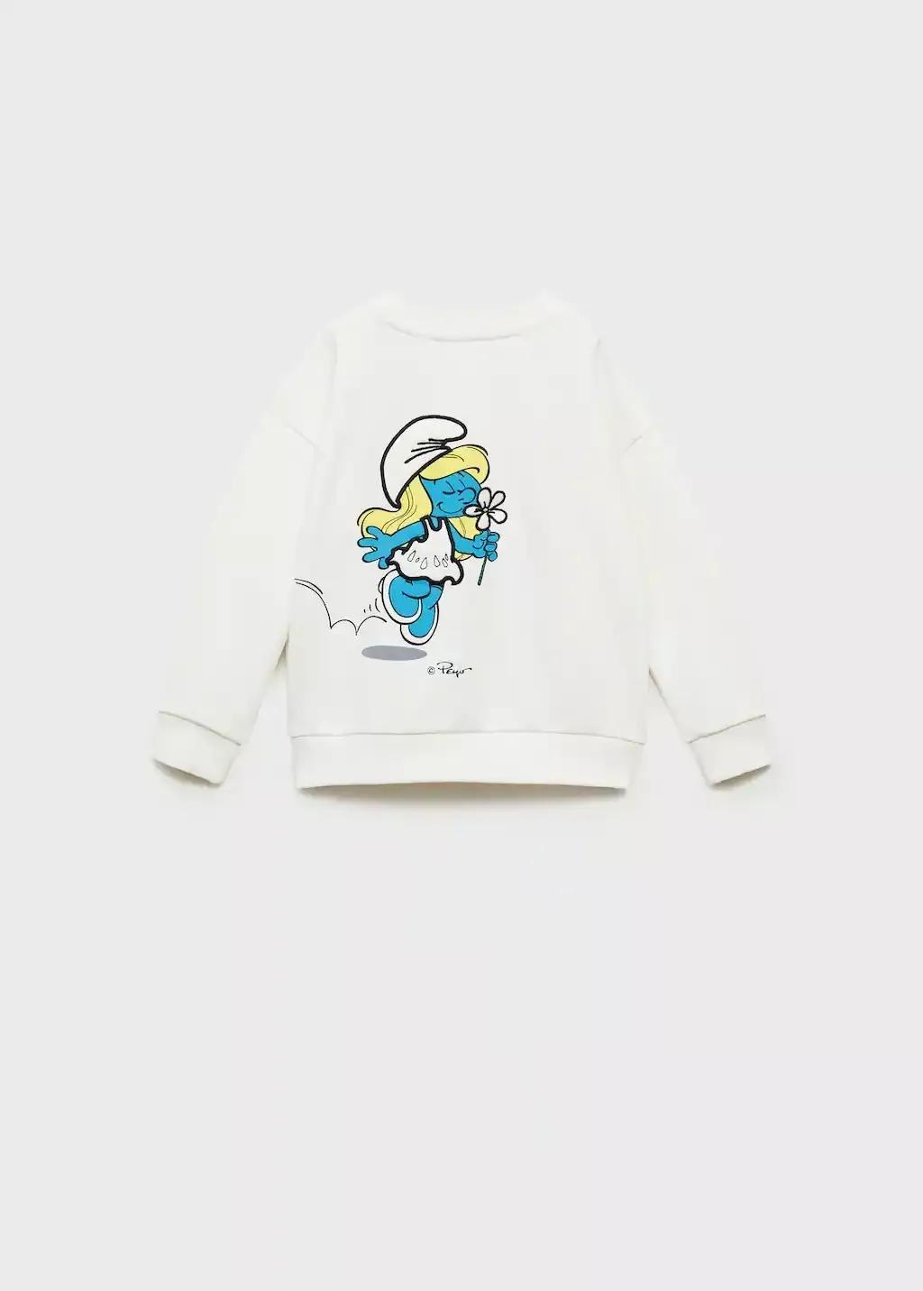 White Smurfette Sweatshirt, Baby Girl, , large image number 1