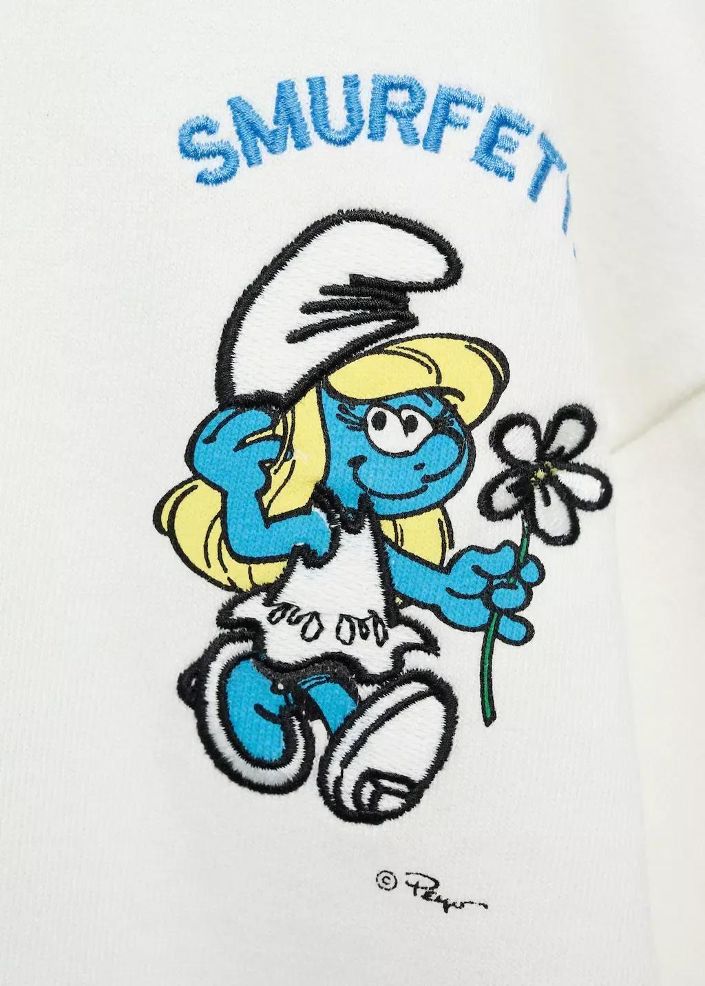 White Smurfette Sweatshirt, Baby Girl, , large image number 2