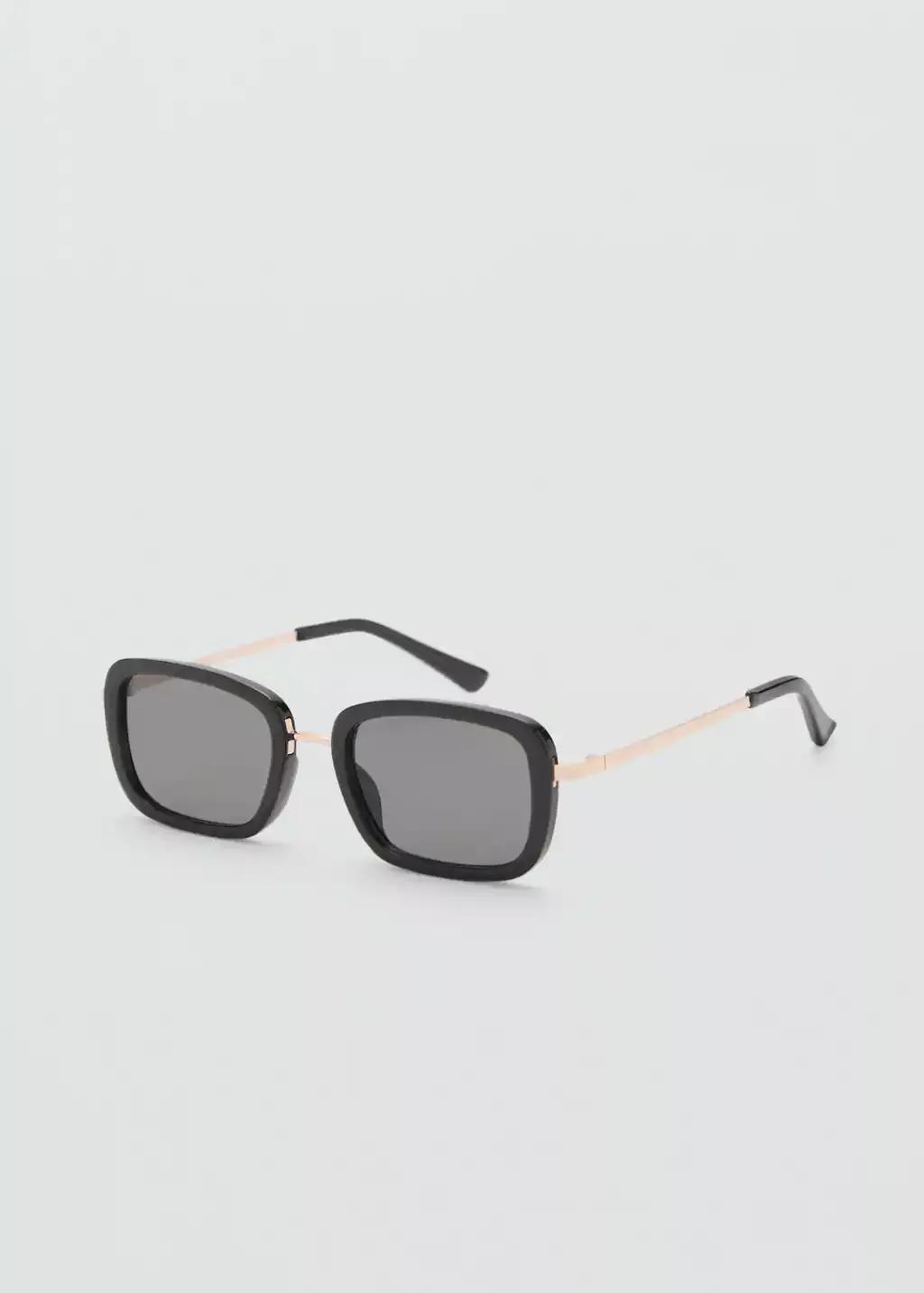 Black Combined Frame Sunglasses, , medium