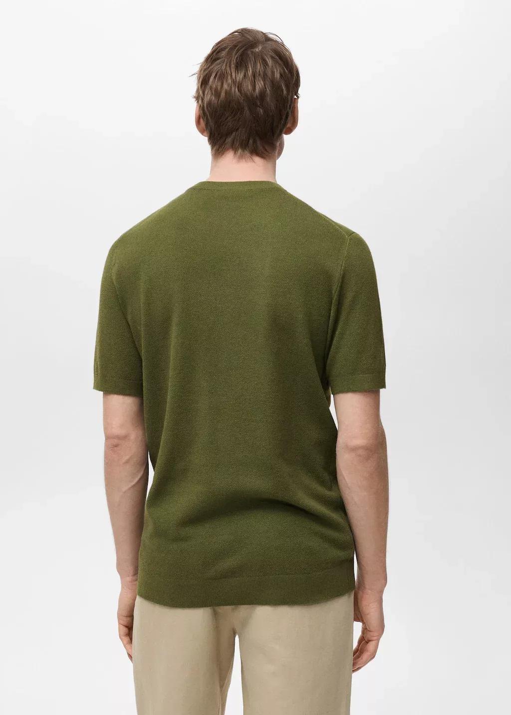 Green Solid Basic T-Shirt, , large image number 6