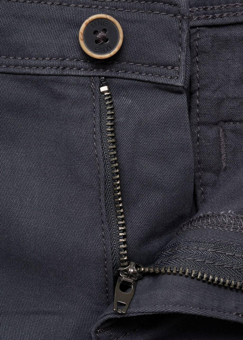 Blue Cargo Bermuda Shorts, Kids Boy, , large image number 3