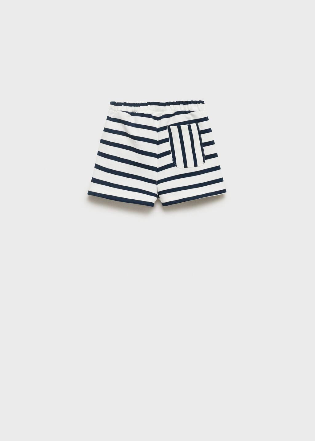 NAVY Stripe-print shorts, Baby Girl, , large image number 2