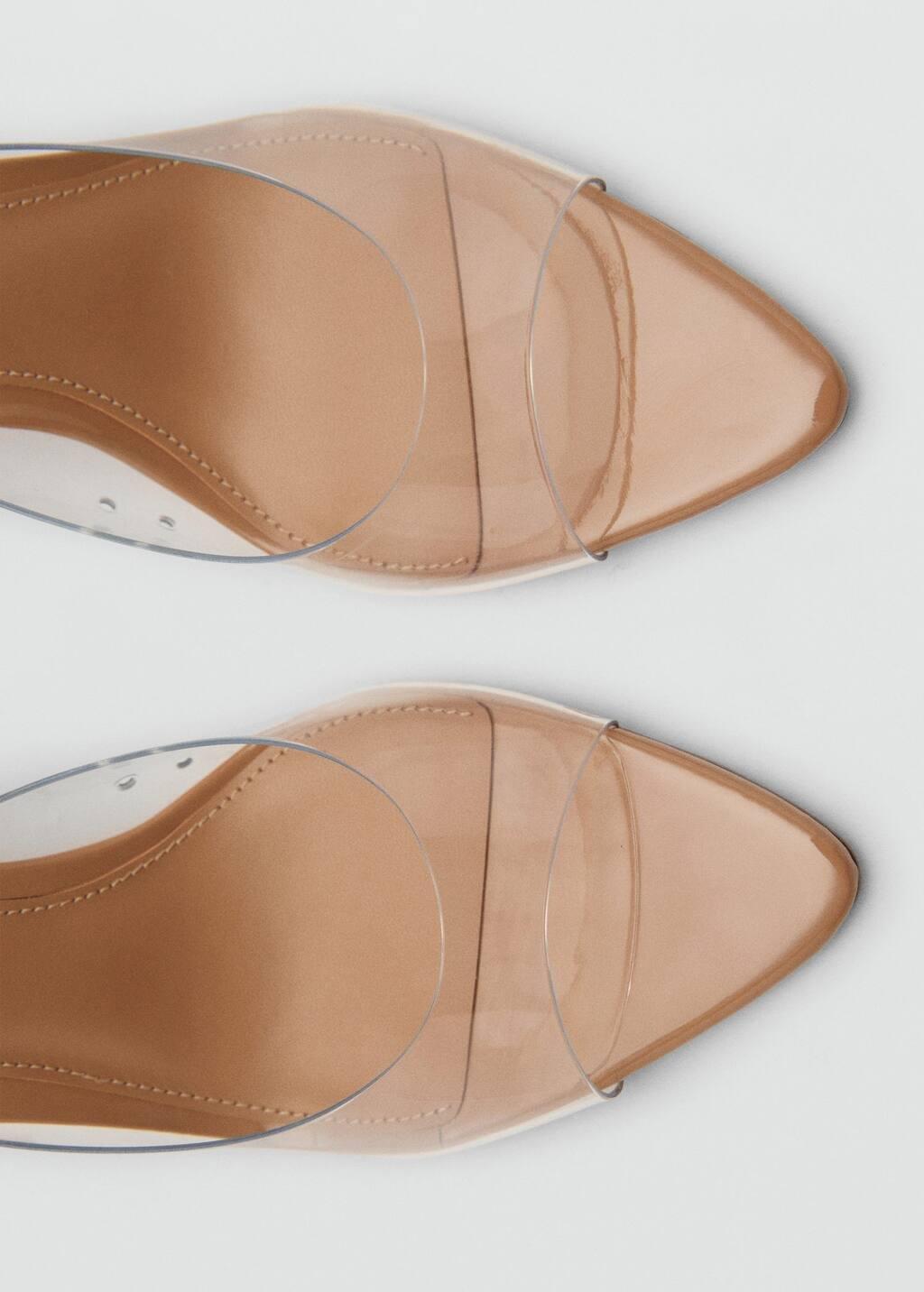 Pink Lt Pastel Heeled Shoes With Vinyl Panel, Light-Pastel Pink, large image number 2