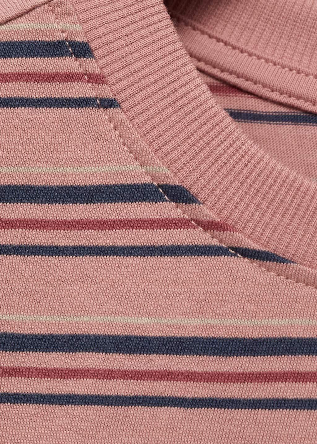 Red Striped Cotton T-Shirt, Kids Boy, , large image number 2