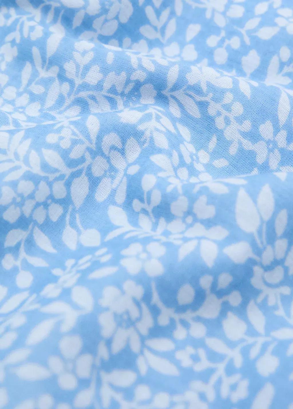 LT-PASTEL BLUE Flowers beach towel, Kids Girl, Light-Pastel Blue, large image number 1