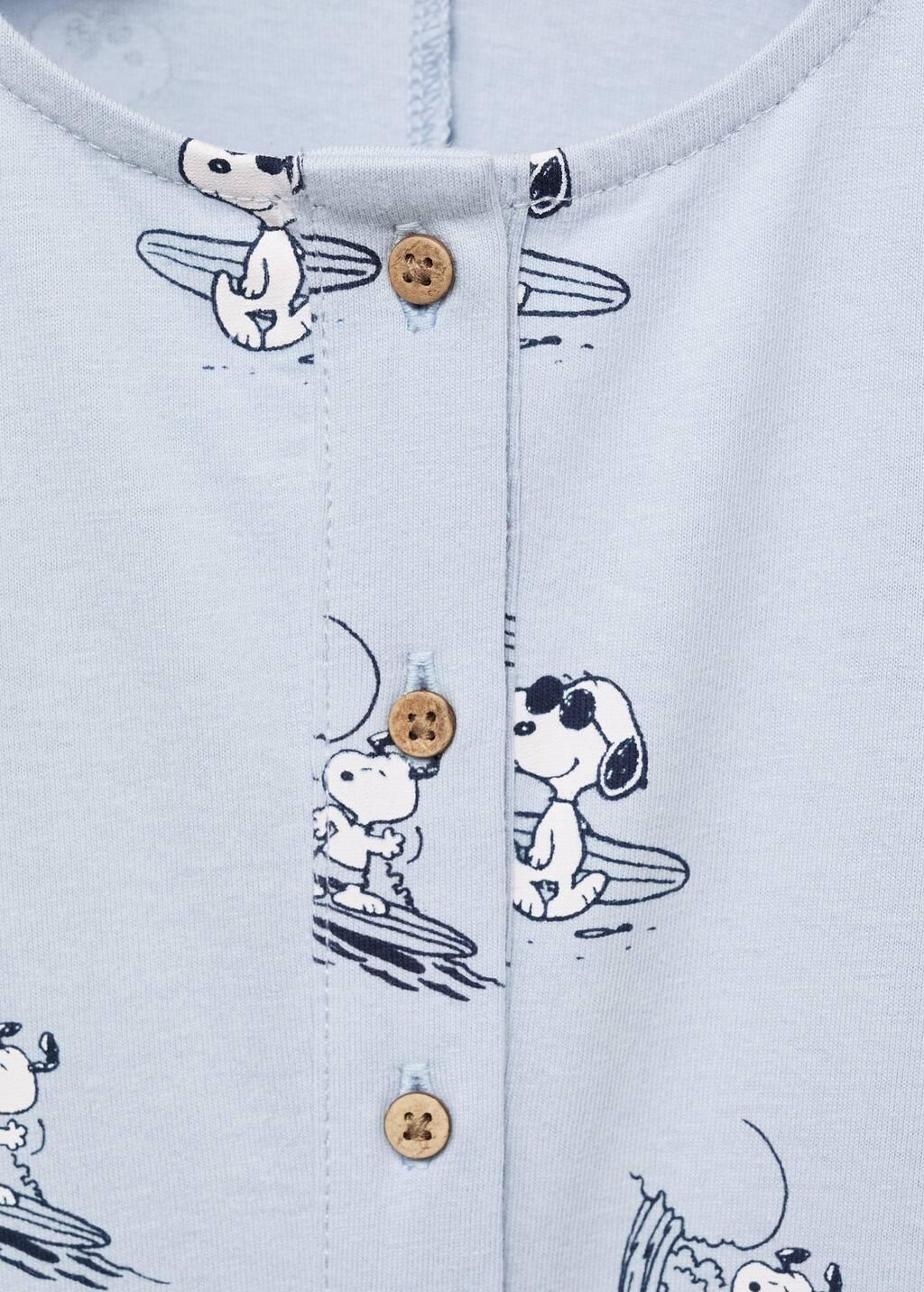 MEDIUM BLUE Snoopy short pyjamas, Baby Boy, , large image number 1