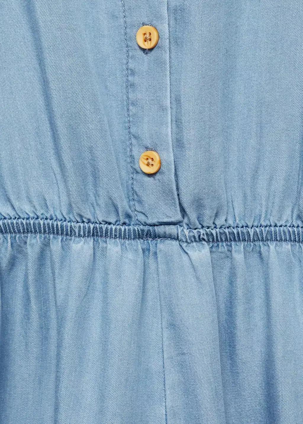 OPEN BLUE Ruched long jumpsuit, Kids Girl, , large image number 2