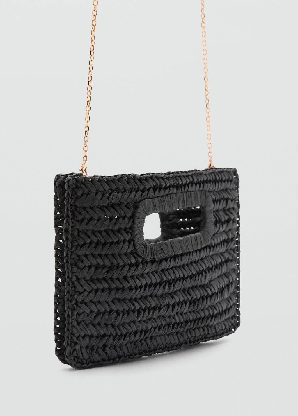 BLACK Natural fibre bag, 0201_99, large image number 0