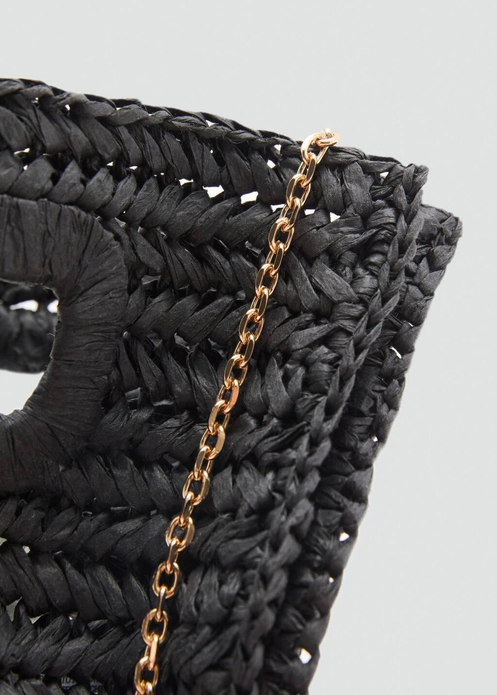 BLACK Natural fibre bag, 0201_99, large image number 2