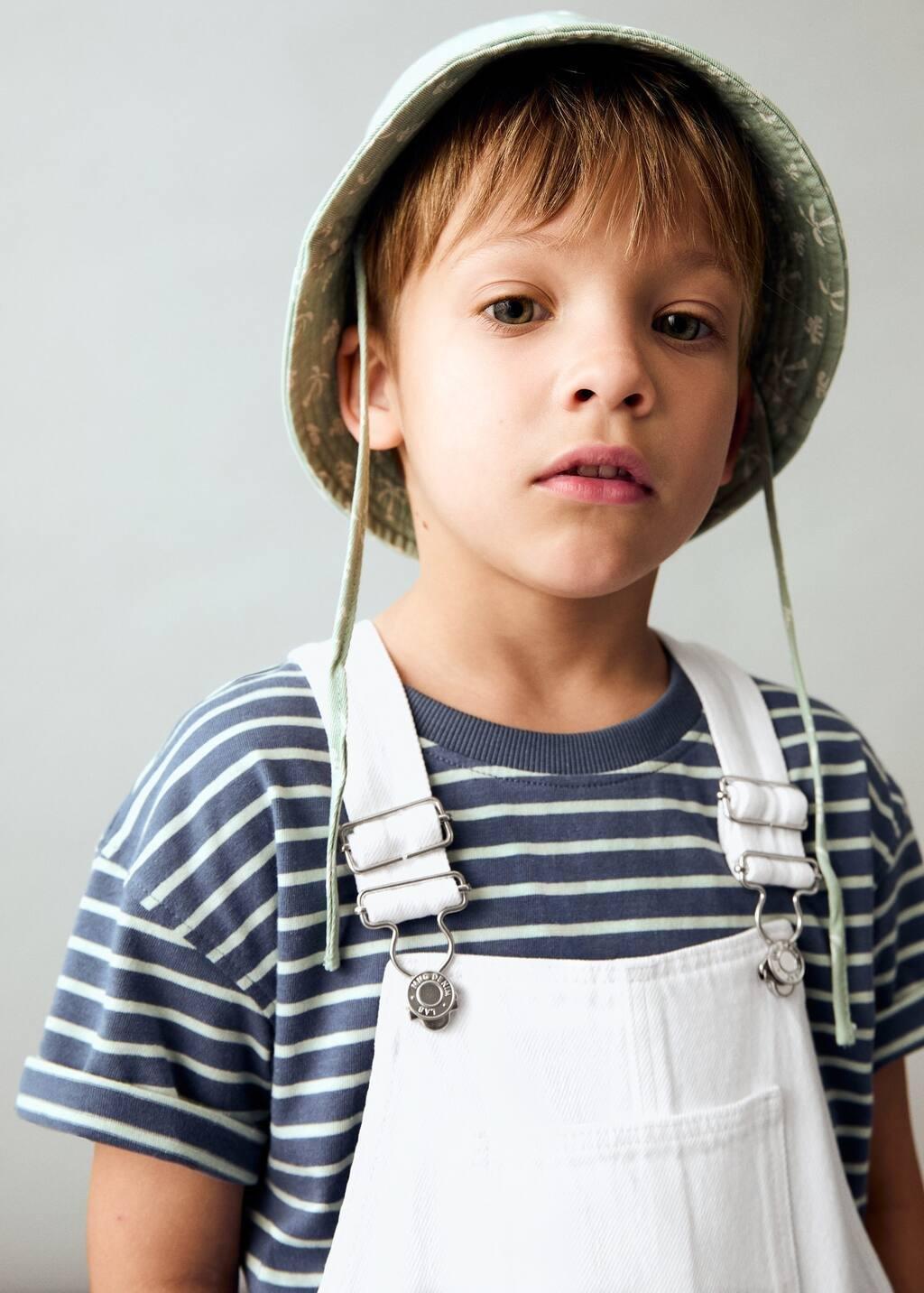 White Short Denim Dungarees, Baby Boy, , large image number 3