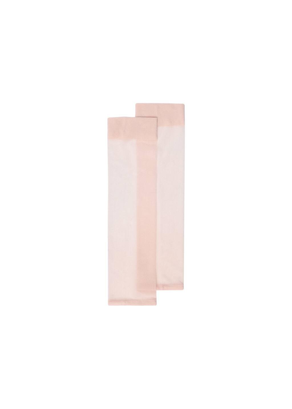 Pink Lt Pastel Thin Veiled Socks With Opening, 0201_82, large image number 2
