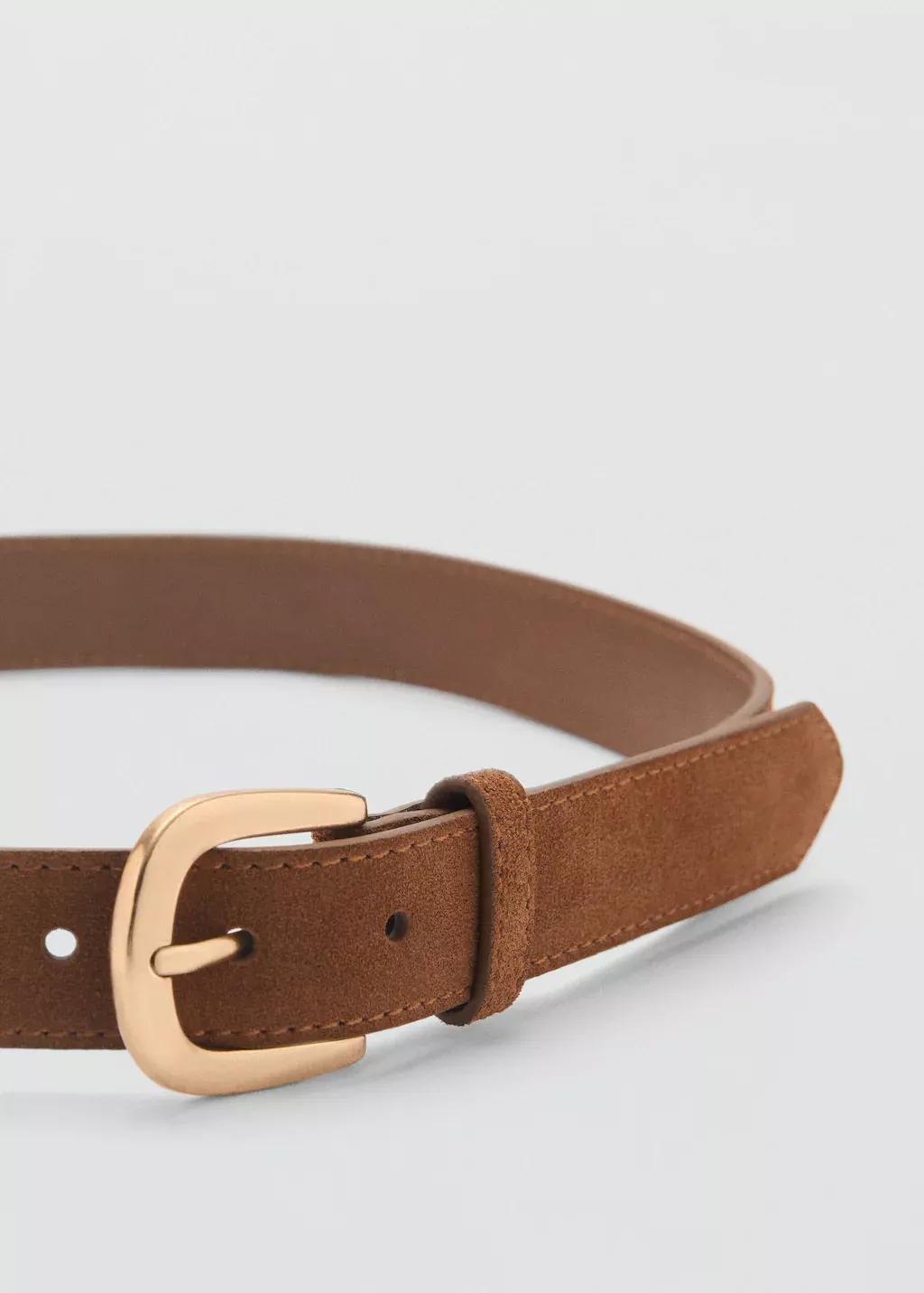 Brown 100% Leather Belt, , large image number 1