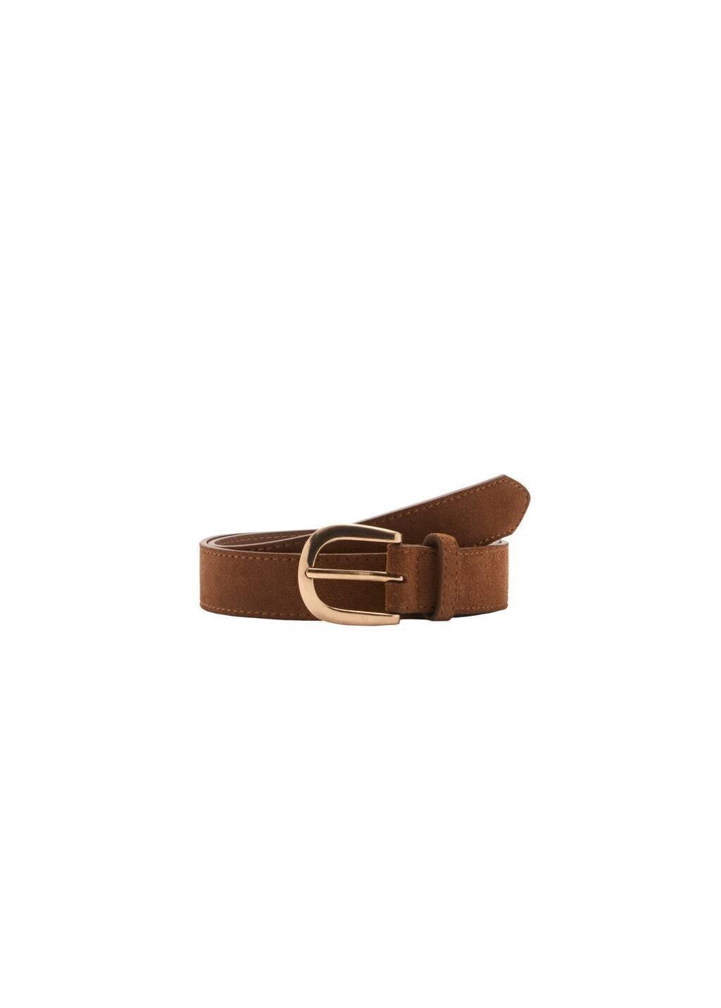 Brown 100% Leather Belt, , large image number 2