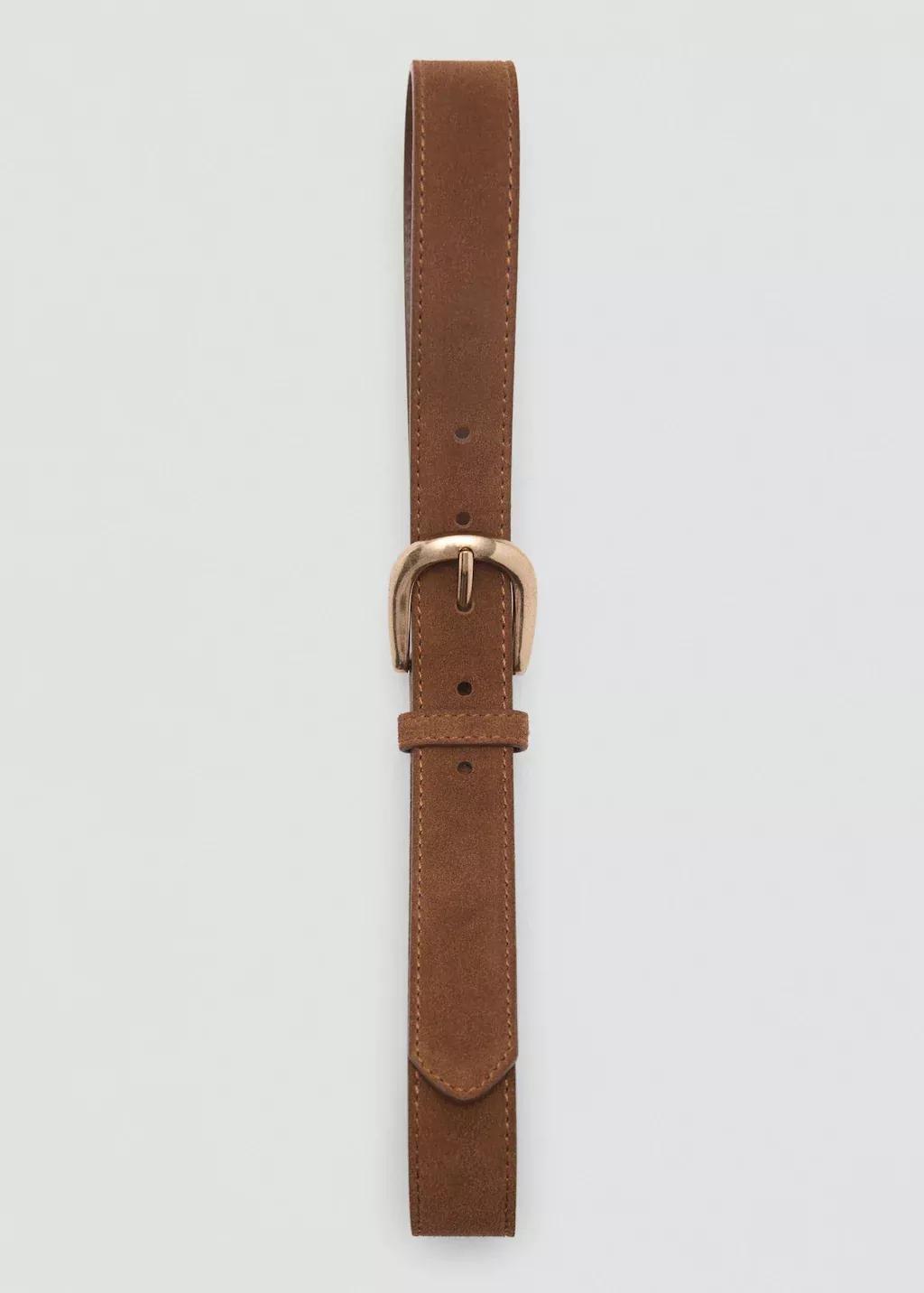 Brown 100% Leather Belt, , large image number 3
