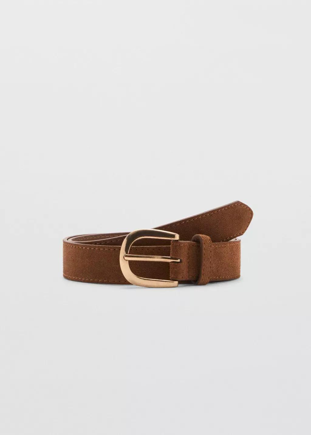 Brown 100% Leather Belt, , large image number 4