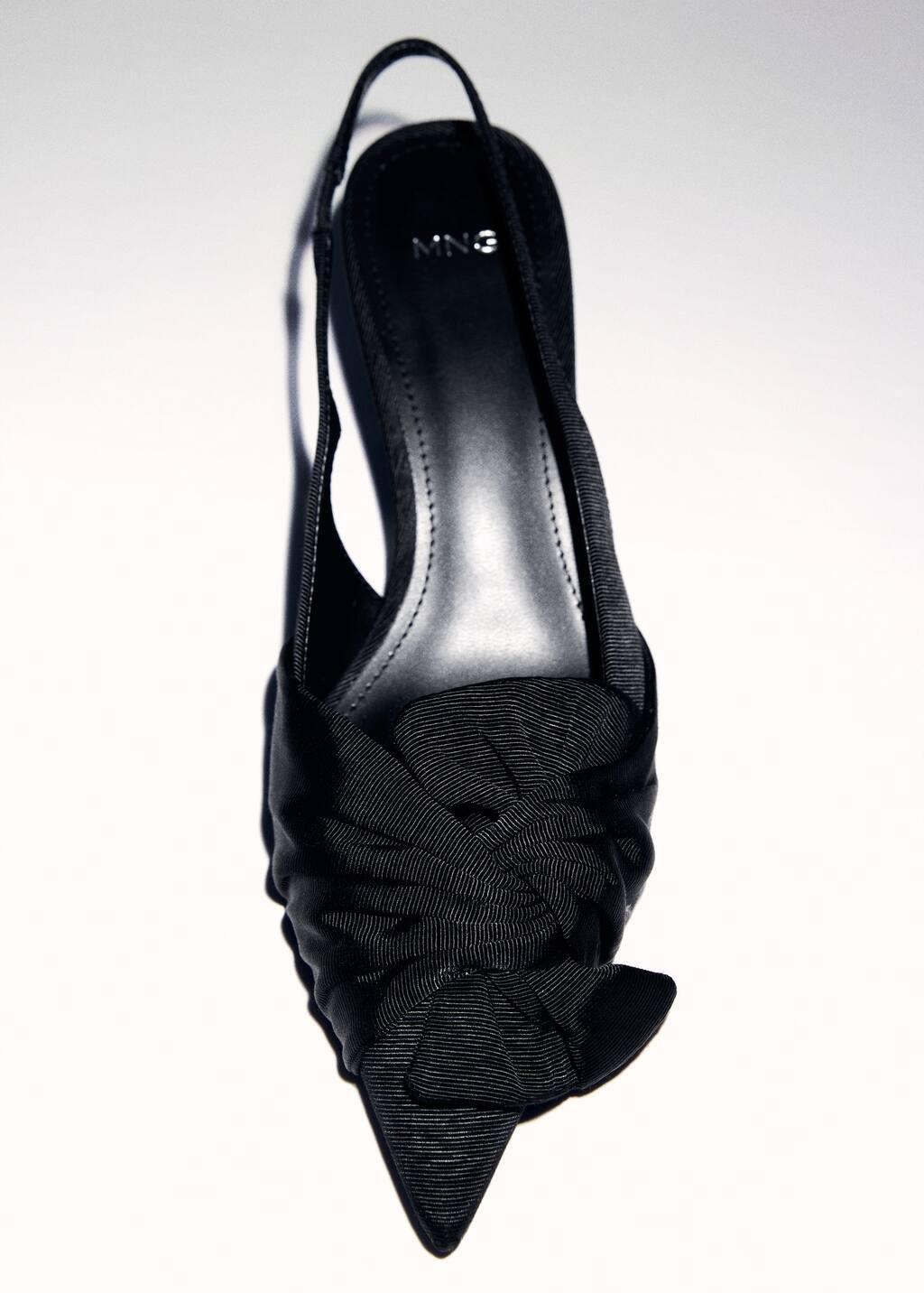Black Knot Heel Shoes, , large image number 5