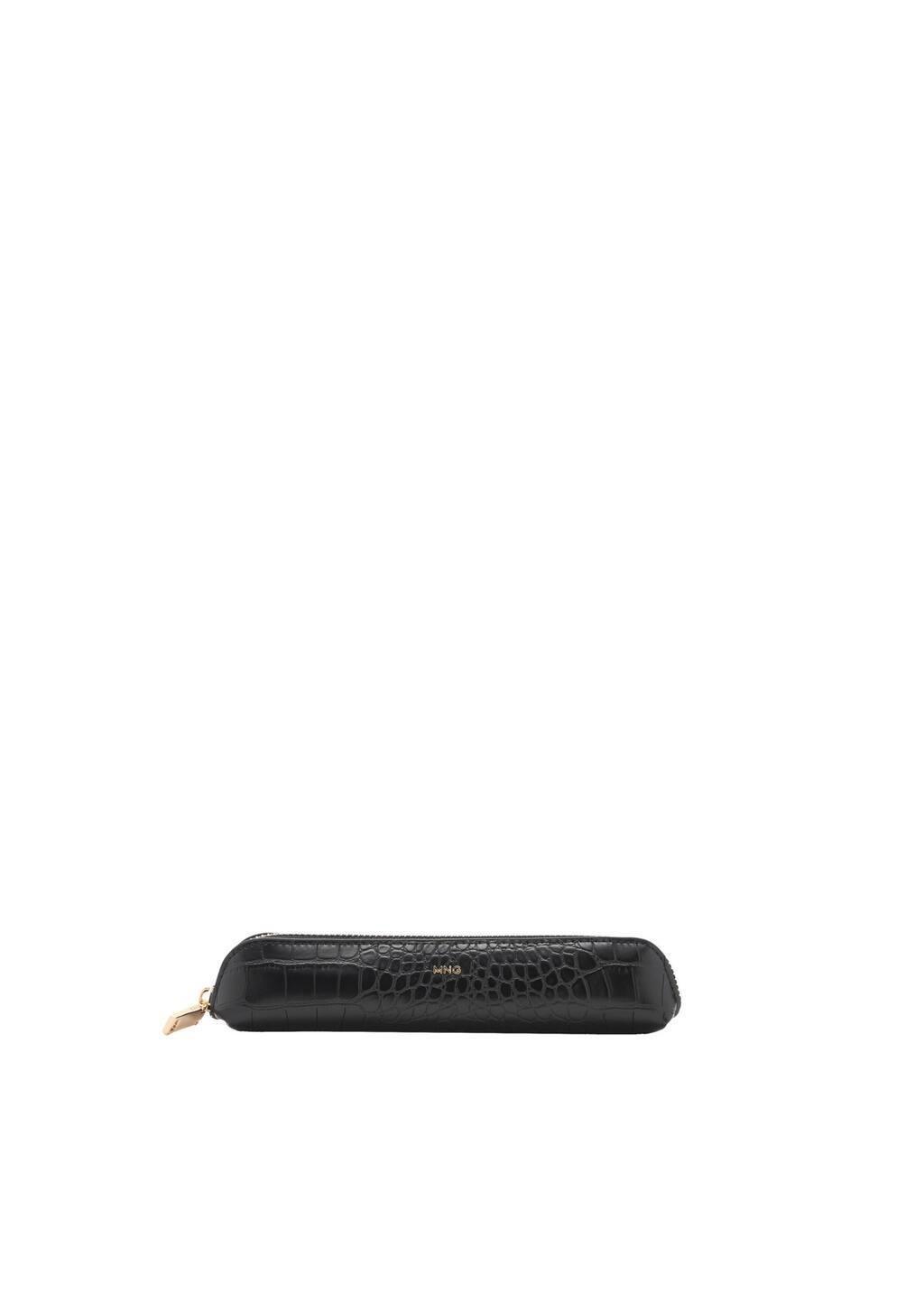 Black Coco Leather Effect Case, Black, large image number 2
