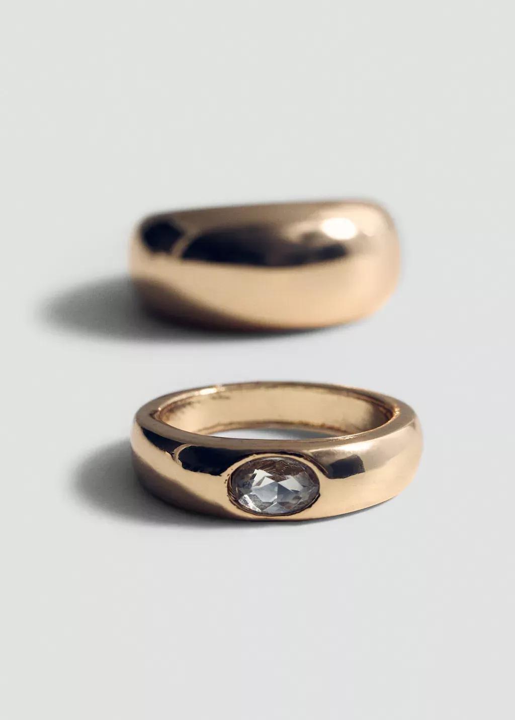 Gold Rings Set, , large image number 1