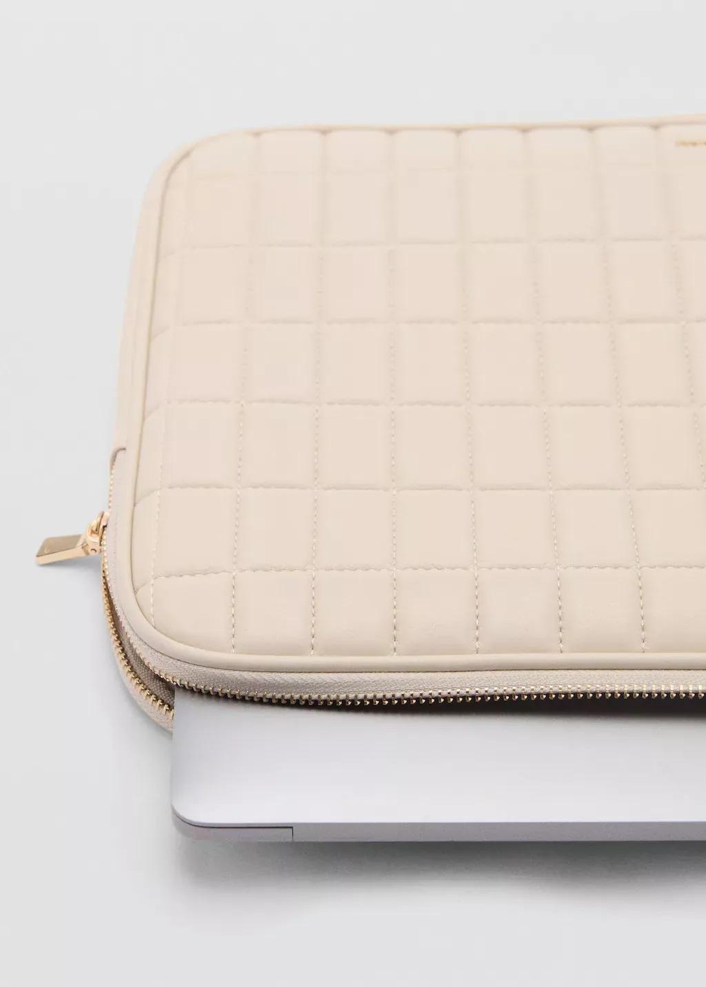 White Leather Effect Padded Cover, 0201_02, large image number 3