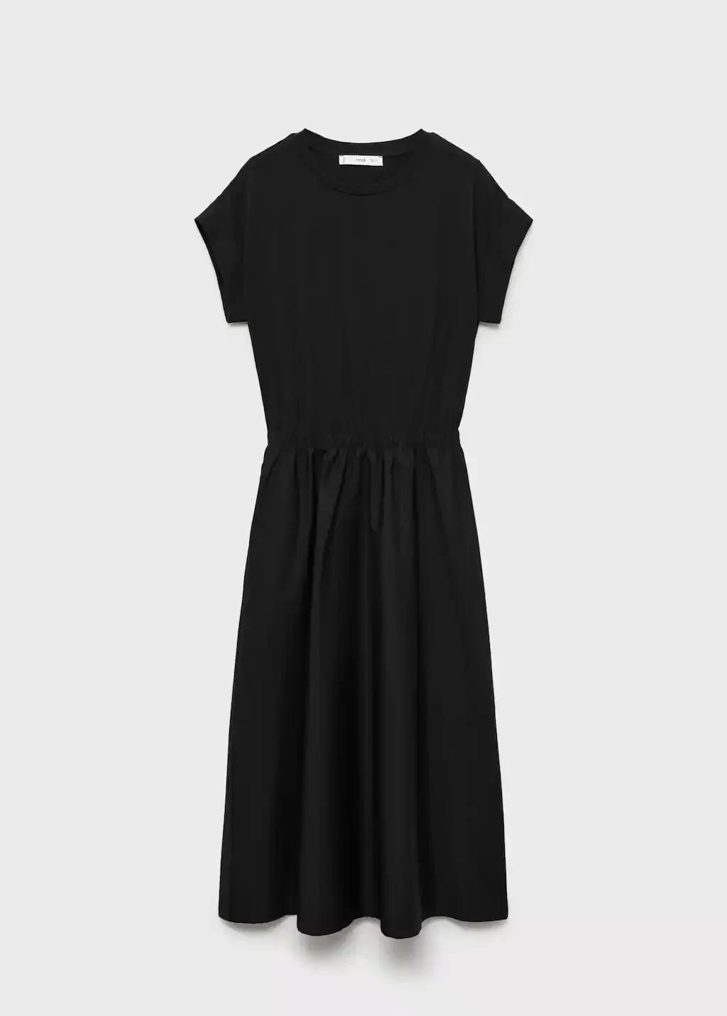 Black A-Line Dress, , large image number 5