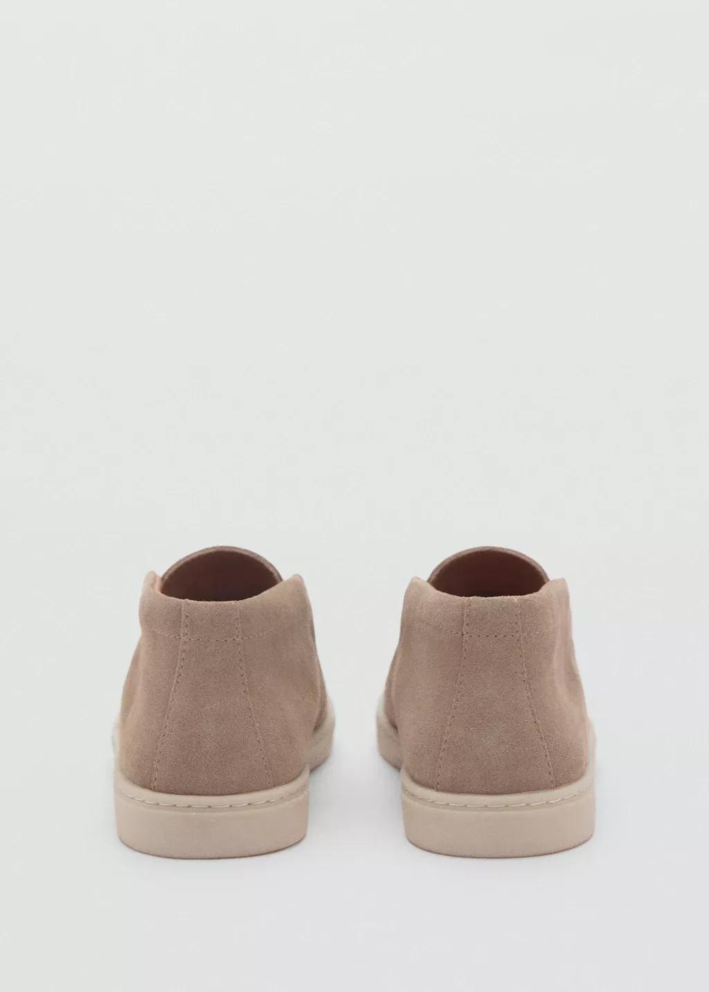 Brown Lt Pastel Casual Suede Leather Ankle Boots, , large image number 1