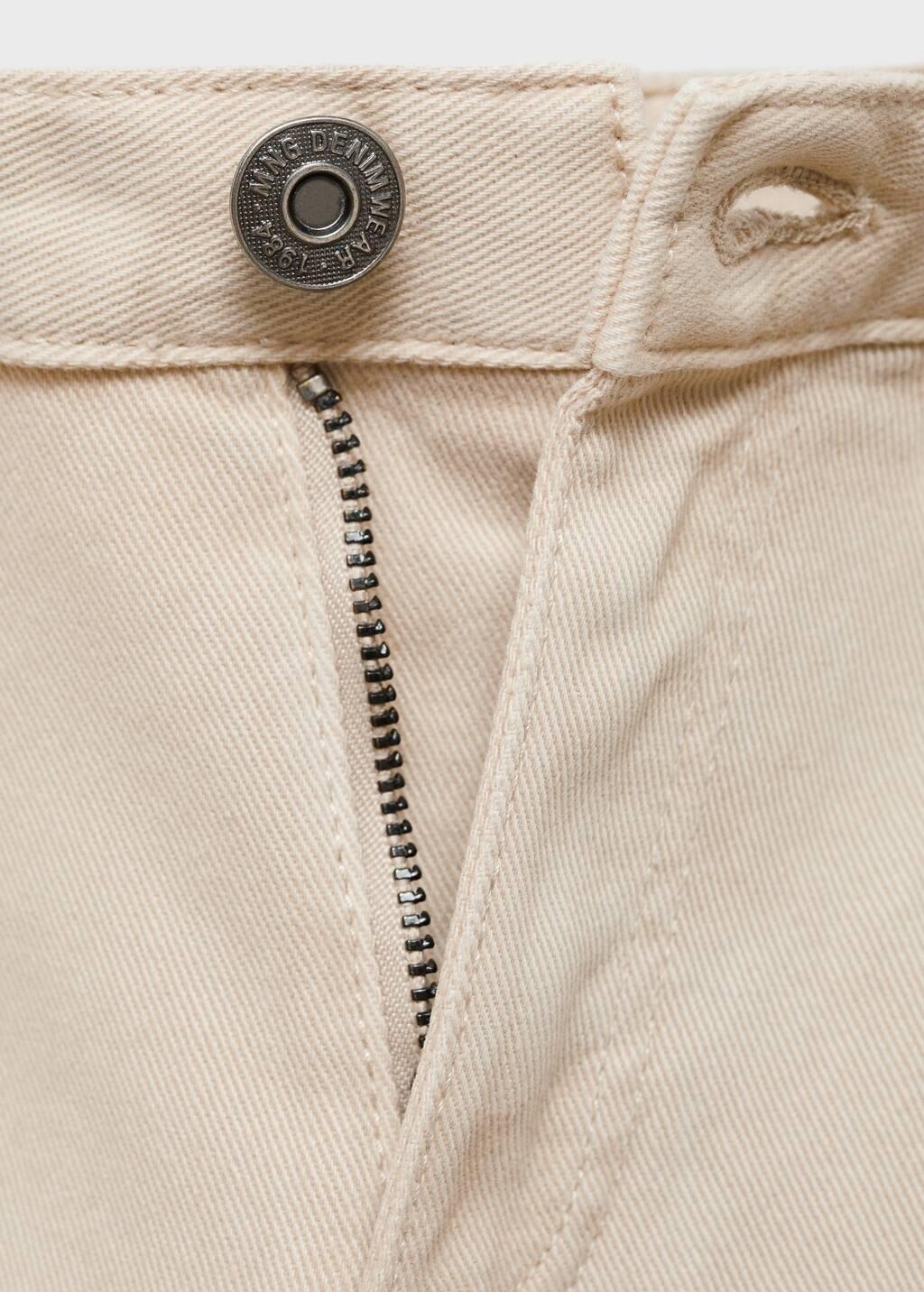 Beige Straight Trousers, Kids Boy, , large image number 5