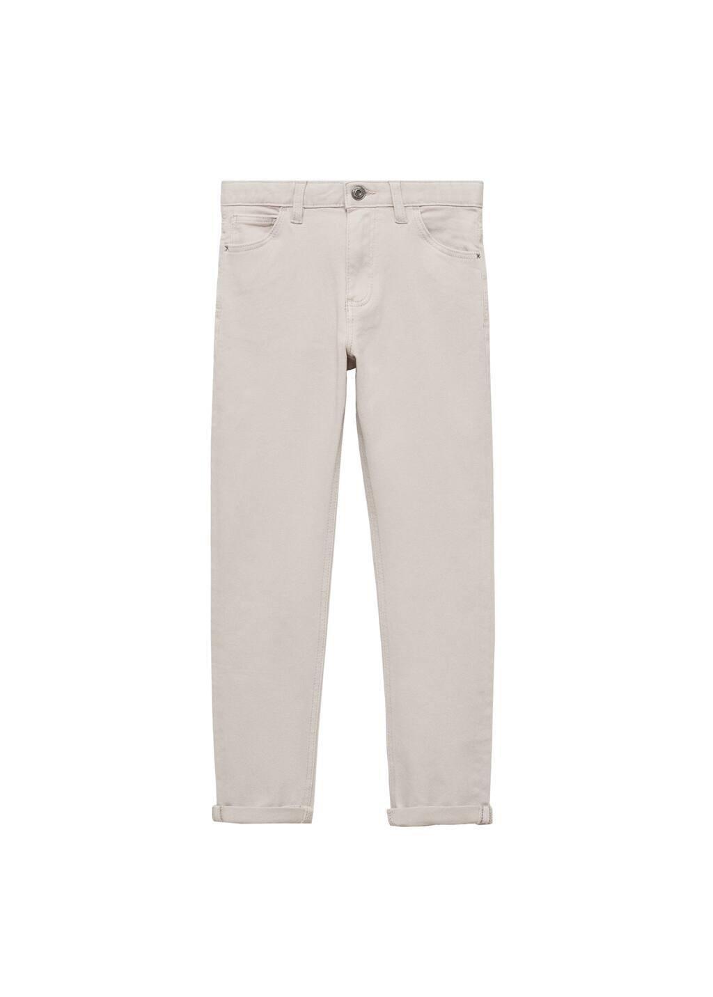 Grey Straight Trousers, Kids Boy, , large image number 3