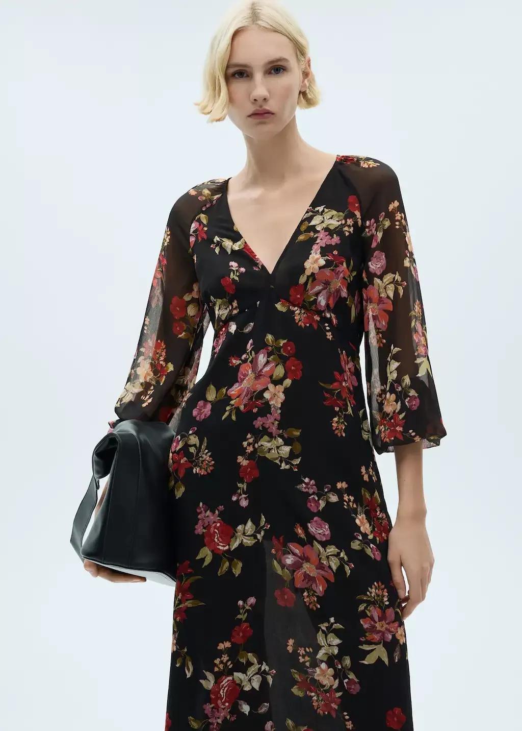 Floral Bohemian Maxi Dress, , large image number 0