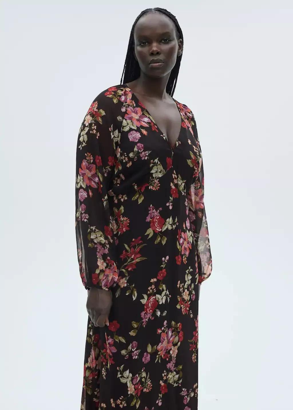Floral Bohemian Maxi Dress, , large image number 6
