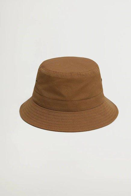 Pastel Brown Cotton Bucket Hat, Men, , large image number 0