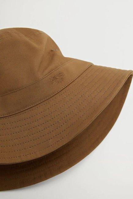 Pastel Brown Cotton Bucket Hat, Men, , large image number 3