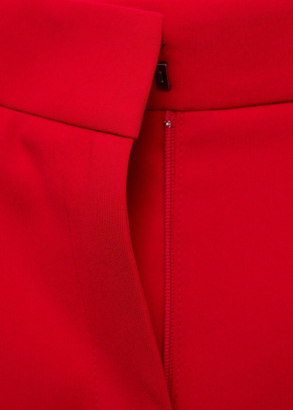 Red Wideleg Suit Trousers, , large image number 8