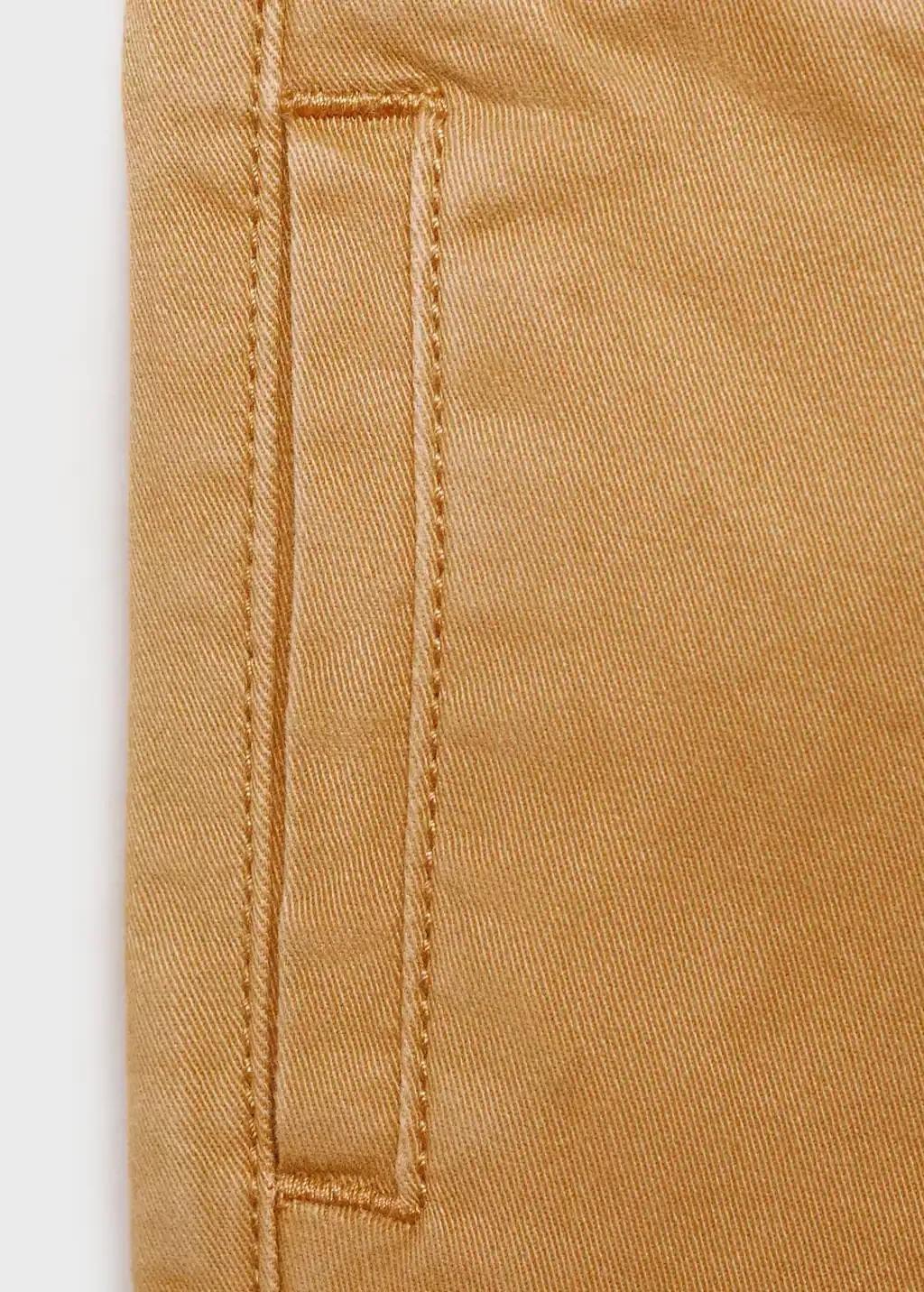 Yellow Cotton Jogger-Style Trousers, Baby Boy, , large image number 5