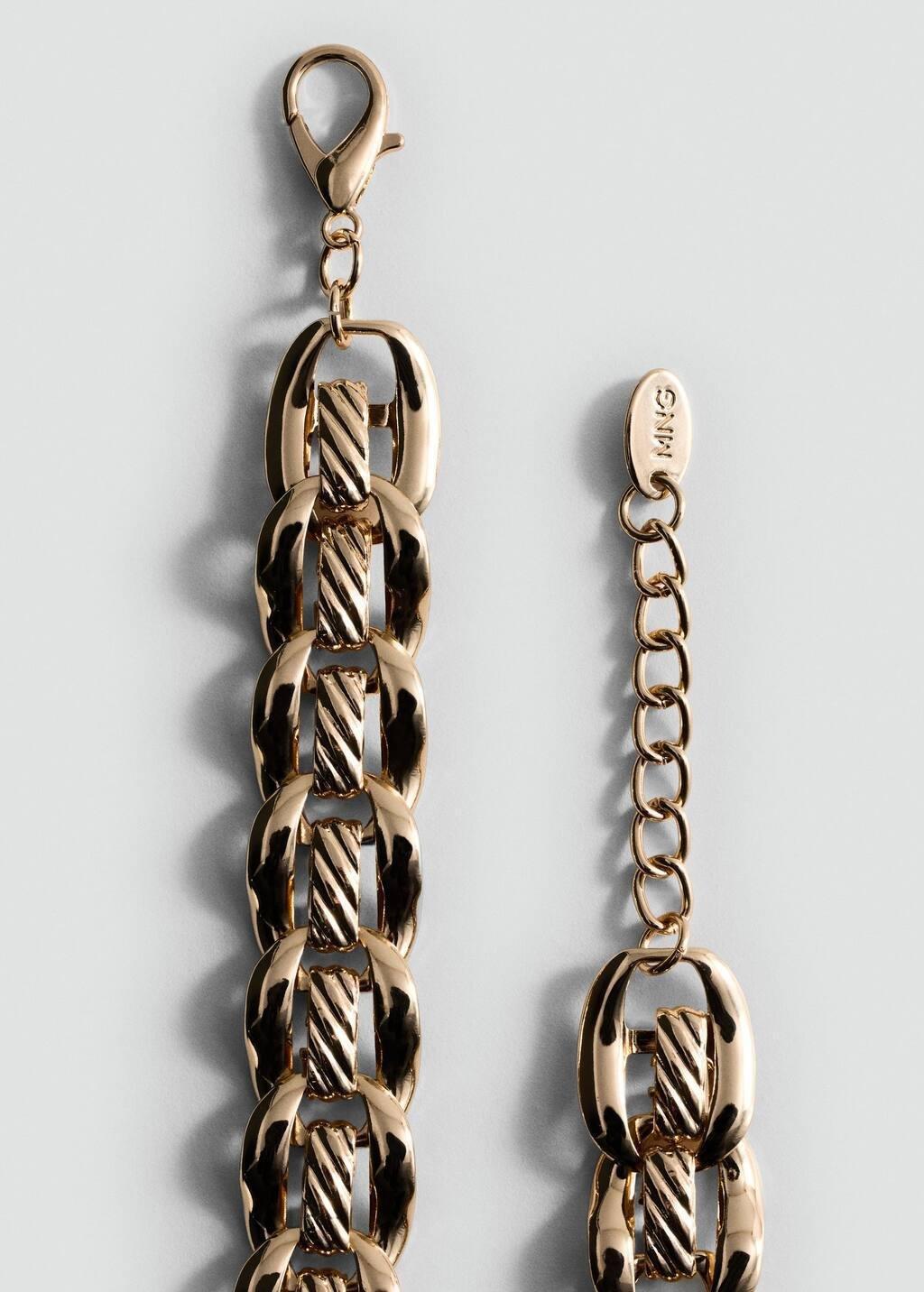 Gold Link Chain Necklace, 0201_OR, large image number 1