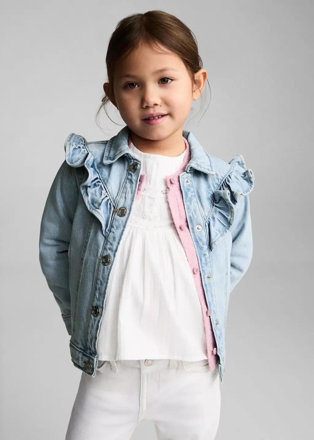 Blue Cowgirl Jacket Denim Jacket, Kids Girls, , large image number 0