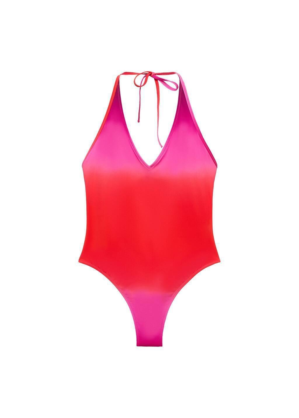 Pink Leopard Print Swimsuit, , large image number 3