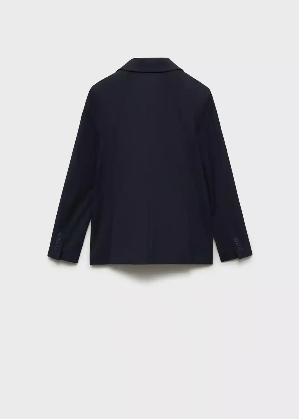 Navy Slim-Fit Suit Jacket, Kids Boy, , large image number 2